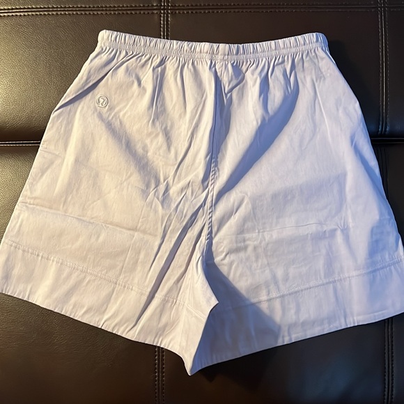 Cotton-Blend Poplin High-Rise Short 4” - Picture 9 of 10